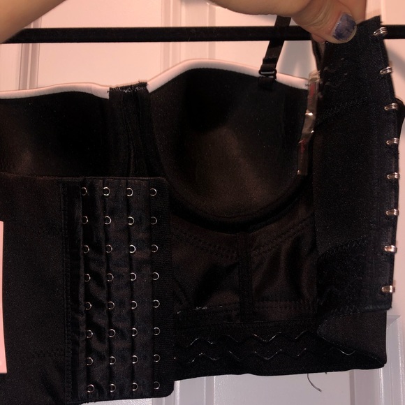 B&W corset crop top - Picture 4 of 6